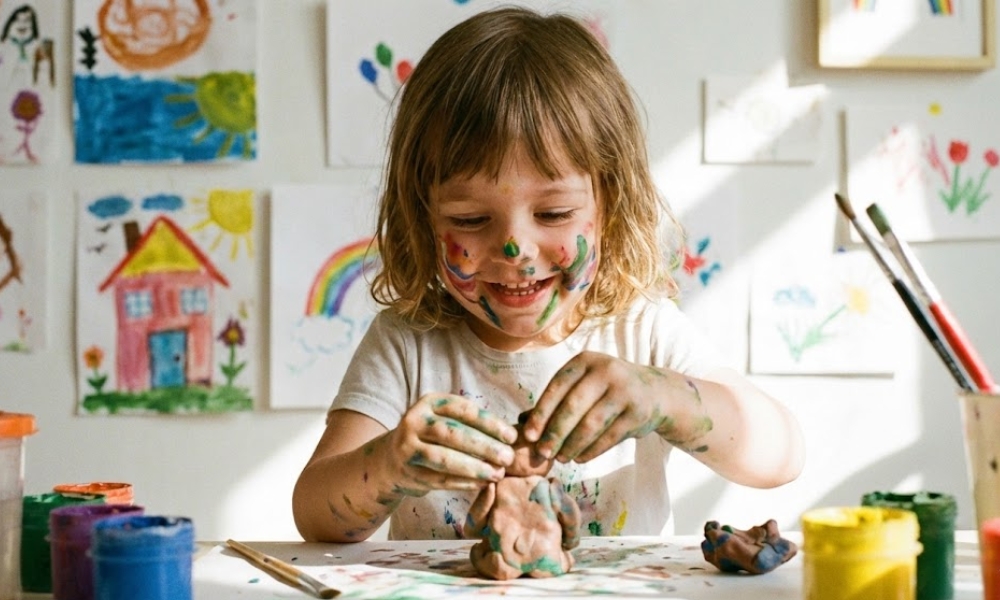 Za uzrast 3 do 5 godina odlične su slagalice, crtanje i igre uloga