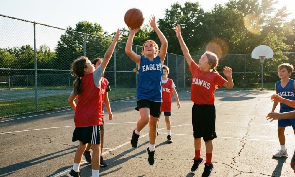 Ekipni sportovi za uzrast 9 do 11 godina uce decu saradnji, fer plej igri i izgradnji kondicije kroz tim.